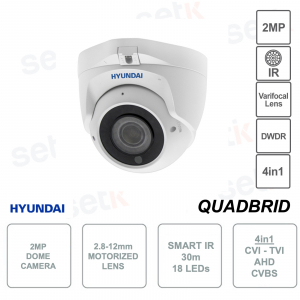 4in1 2MP Kamera - 2,8-12mm Varioobjektiv - IP65 - Smart IR 30m