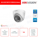 3K IP Turret camera with Siren and PIR - 2.8mm lens - WDR 130dB - Speaker - Illumination 20m - Color 24/7