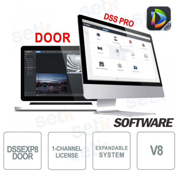 Logiciel VMS Dahua Licence de contrôle d'accès DSS Pro - V8