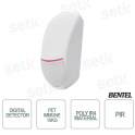 Detector Digital PIR - Inmune a Mascotas hasta 15Kg - Bentel