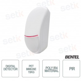 PIR Digital Detector - Pet Immune up to 15Kg - Bentel