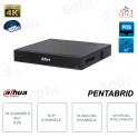 XVR IP OMVIF - 16 Kanäle - 5in1 - Bis zu 12 MP - 16 IP-Kanäle und 16 analoge Kanäle - Künstliche Intelligenz
