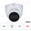Telecamera DOME POC 4in1 2MP 2.8mm ir30 IP67 Microfono