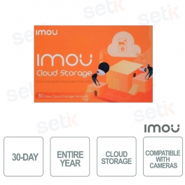 30-Day Cloud Playback Subscription for a Full Year - Imou