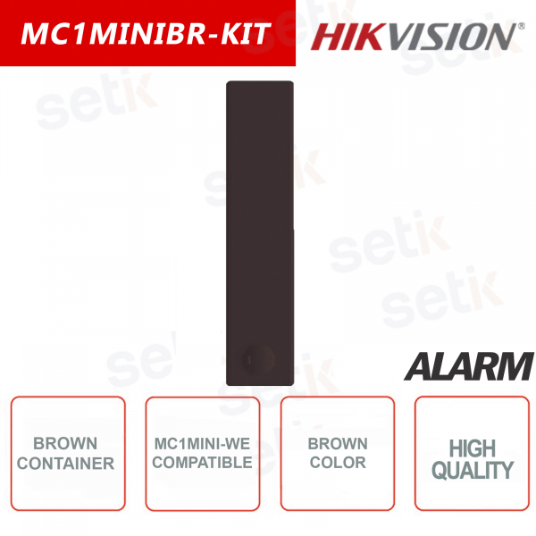 10x Contenitore Marrone per MC1MINI-WE Wireless Contatto Magnetico Reed Porta Sensore Allarme Pyronix Hikvision AXIOM Hub 868MHz