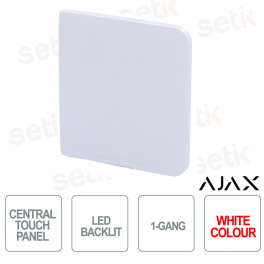 Tasto centrale per LightSwitch 1-gang / 2-way Ajax Bianco