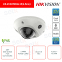 Caméra Mini Dôme IP POE 2MP - Objectif fixe 2.8mm