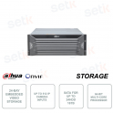 Stockage vidéo IP 24 baies ONVIF® - Jusqu'à 512 canaux d'entrée IP