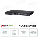 Switch Gigabit di rete - Gestionabile - 24 porte PoE