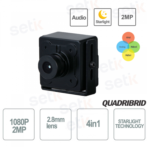 Dahua Starlight Mini 2MP Camera with WDR and 4in1 Signal