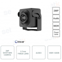 Day&Night IP ONVIF® mini camera - 2MP - 3.7mm fixed lens - WDR - Audio - Indoor