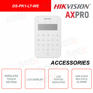 Tastiera Allarme wireless - Per interno - Touch Keypad - Con Display LCD - LED di stato