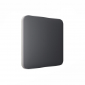 Tasto singolo per LightSwitch 1-gang / 2-way Ajax Color Grafite