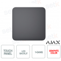Tasto singolo per LightSwitch 1-gang / 2-way Ajax Color Grafite