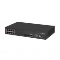 Switch réseau administrable - 8 ports Gigabit RJ45 - 2 ports Gigabit SFP