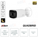 Telecamera HDCVI 8MP 4K Bullet 4in1 2.7-13.5mm Motorizzata IR 80MT Microfono