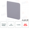 Pulsador lateral para LightSwitch de 1 elemento/2 vías Ajax Grey