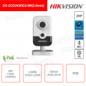 IP-POE-Würfelkamera 2 MP - 2,8 mm - Videoanalyse - IR 10 m - PIR