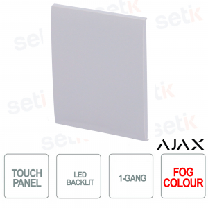 Tasto centrale per LightSwitch 1-gang / 2-way Ajax Nebbia