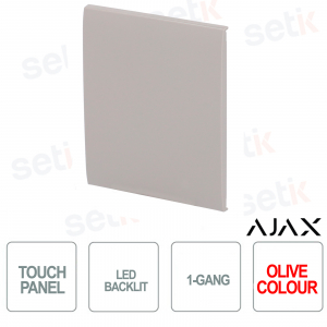 Tasto centrale per LightSwitch 1-gang / 2-way Ajax Oliva
