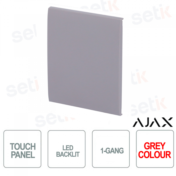 Tasto centrale per LightSwitch 1-gang / 2-way Ajax Grigio
