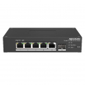 Switch réseau - 4 ports POE RJ45 10/100Mbps - 1 port Gigabit RJ45 - 1 port optique Gigabit
