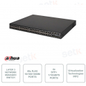 Switch di rete Gestito - 48 porte Ethernet Gigabit - 4 Porte 10Gbps - IRF2