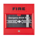 Feueralarmknopf mit Glasbruch