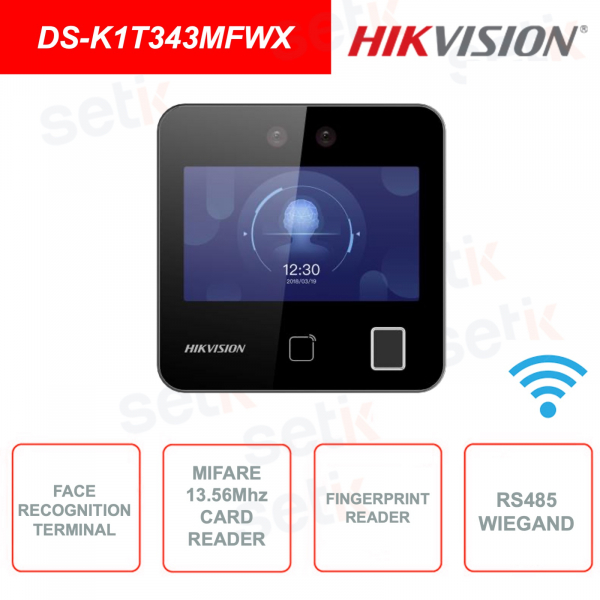Module de reconnaissance faciale - Lecteur de carte Mifare 13.56Mhz - Lecteur d'empreintes digitales