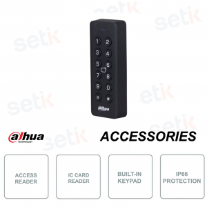 Control de acceso - Lector de tarjetas IC - Contraseña - RS485 - Wiegand - Watchdog