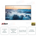 Digital Signage 55 Pollici LED - Per affissione - Risoluzione 4K Ultra HD - 9.5ms - Altoparlanti stereo
