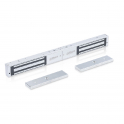 Electromagnetic lock for double door - In aluminum - Maximum load 2x280Kg