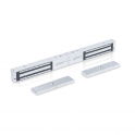 Electromagnetic lock for double doors - 500Kg per door
