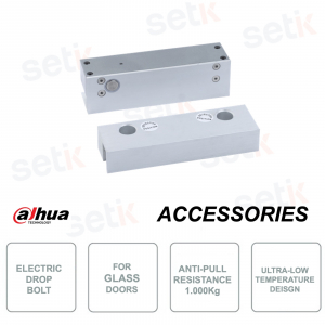 Blocco elettromagnetico per porte in vetro
