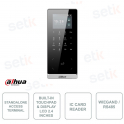 Terminale autonomo per controllo accessi - Lettore IC Card e Password - Display LCD 2.4 pollici