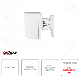 Swivel for curtain sensor ARO-CURTAIN-W2-868 - Anti-reflection cover - Anti-tear tamper