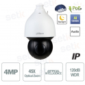AI Telecamera IP PoE IR 4MP Starlight Speed Dome PTZ Ottica Varifocale