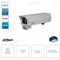 Cámara de lectura de matrículas ANPR - 9MP - Óptica C - LED IR 23-30m - Cobertura 3 carriles - IP67