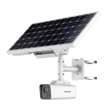 Solar powered bullet camera - For outdoors - 4MP - 4mm lens - 4G - PIR