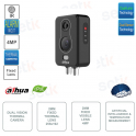 POE IP Hybrid Camera - 2mm Thermal Optics - 2mm Visible - Artificial Intelligence - S3