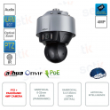 Cámara exterior PTZ IP POE ONVIF - 4MP - Lente dual 6mm - 4.8-120mm - AI
