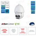Cámara térmica Speed Dome IP POE ONVIF - Doble sensor y doble lente - Inteligencia artificial