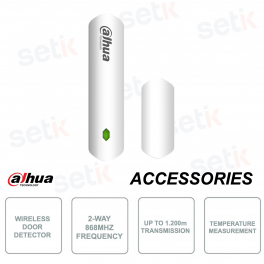 Magnetic contact for doors and windows - Wireless - Temperature measurement