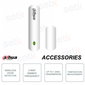 Magnetic contact for doors and windows - Wireless - Temperature measurement