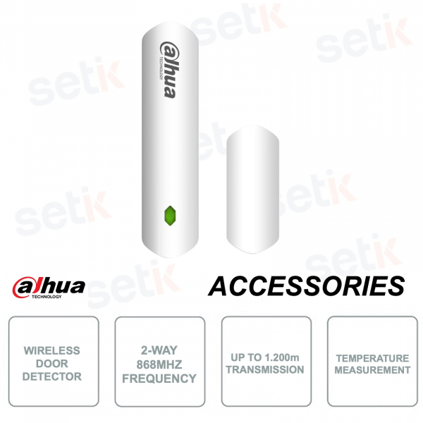 Magnetic contact for doors and windows - Wireless - Temperature measurement