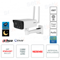 Cámara Bullet 4MP IP ONVIF - Lente 2.8mm - Wizsense - Video Análisis