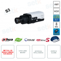 IP POE ONVIF Box Camera 2MP Full HD Attack CCS Optics - Inteligencia Artificial - Versión S3