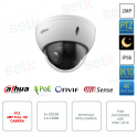 Cámara PTZ Starlight IP POE ONVIF - 2MP Full HD - Zoom 2.8-12mm 4x - Inteligencia Artificial - Para Exteriores