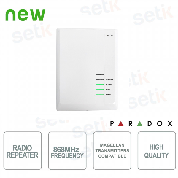 868 MHz Funk-Repeater für Funkmelder und Zubehör – Paradox Alarm