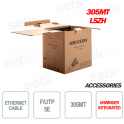 SBOBOX Hikvision Ethernet-Netzwerkkabel 305 Meter CCA 5e F/UTP LSZH RJ45 LAN Internet
